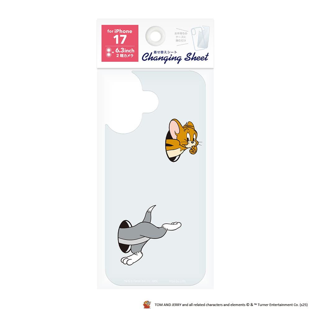 PGA iPhone 17 Changeable Sheet Tom and Jerry/B PG-WSH25A02TAJ 3g
