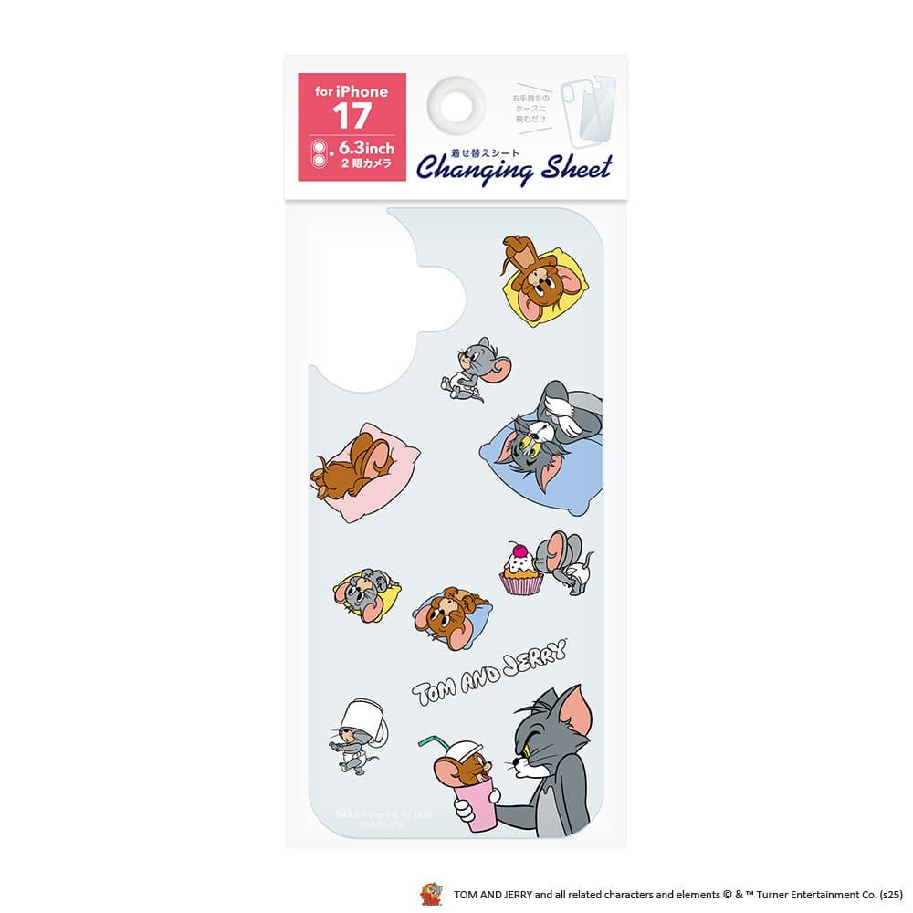 PGA iPhone 17 Changeable Sheet Tom and Jerry/C PG-WSH25A03TAJ 3g