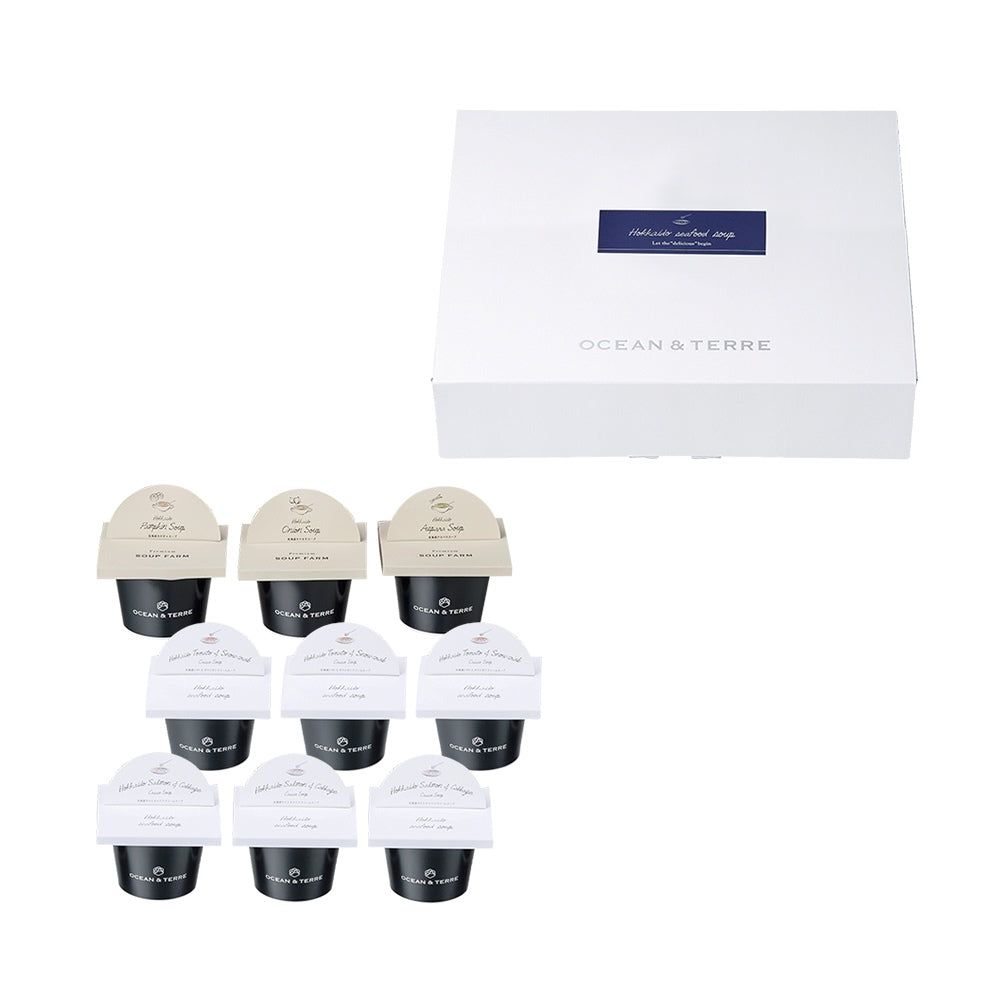 Hokkaido Vegetable & Seafood Cup Soup Set B A597