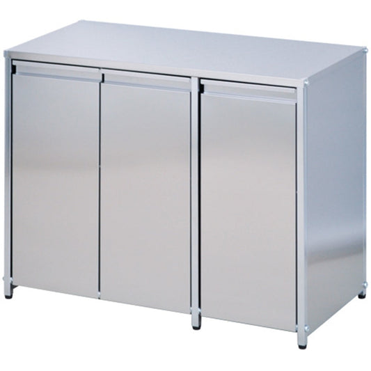 DS52-1 2-Way Stainless Steel Dust Bin 14L 3-Sorting