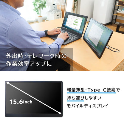 15.6-Inch Lightweight Mobile Display INPRMNHBK