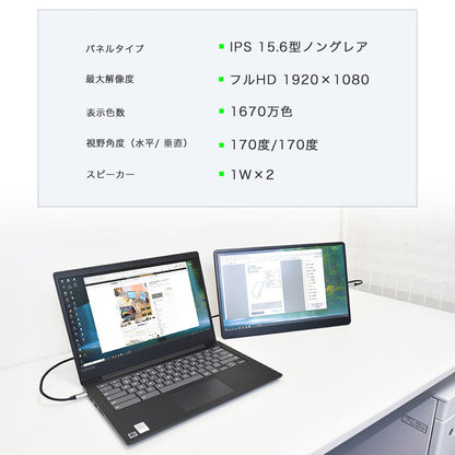 15.6-Inch Lightweight Mobile Display INPRMNHBK