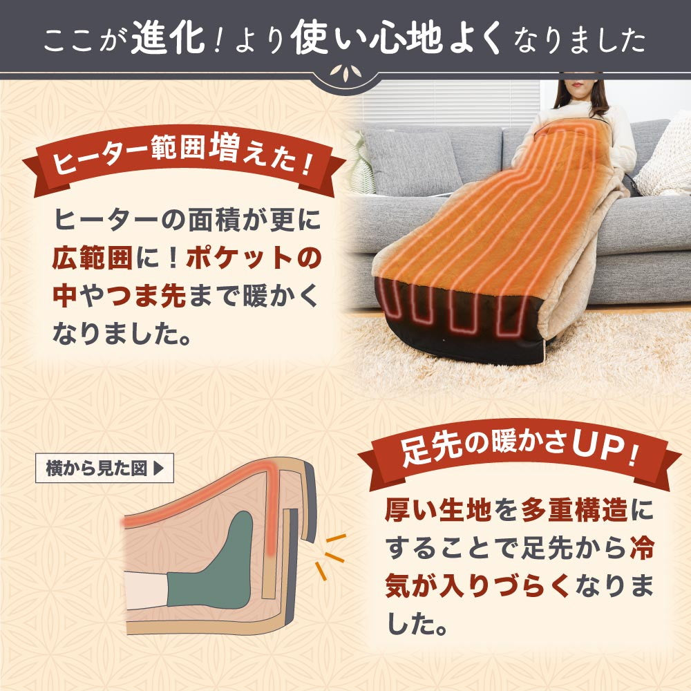 All-Warm Wearable Kotatsu 'Kotampo'