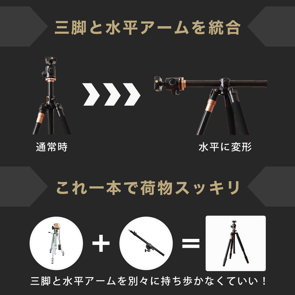 Tripod with Monopod Function 'Overhead Tripod' Holder CWTSAFSBK