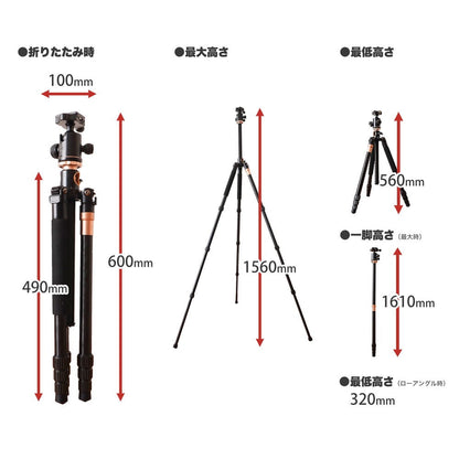 Tripod with Monopod Function 'Overhead Tripod' Holder CWTSAFSBK