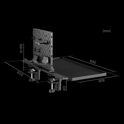 Desk EX Slide Panel - SLPERAHBK