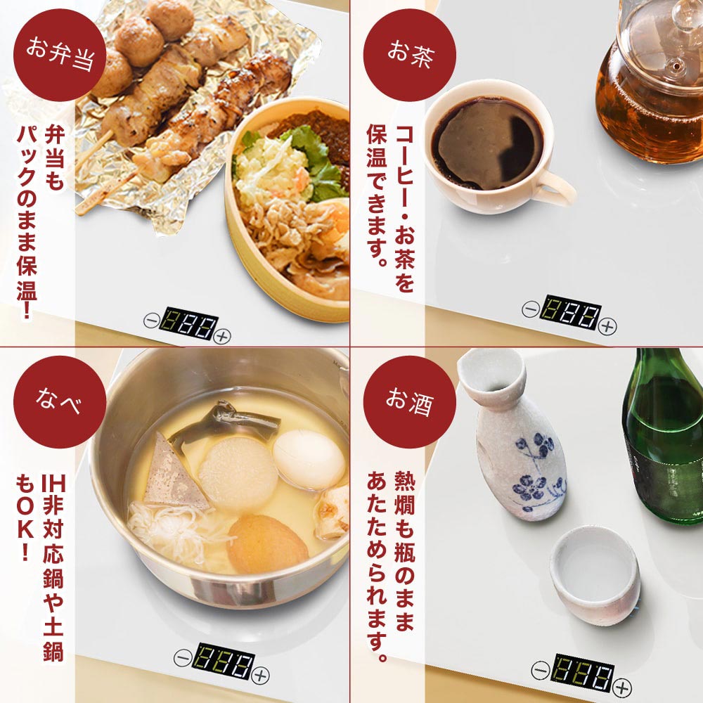 Food Warmer Plate L White FDWRPLSWH