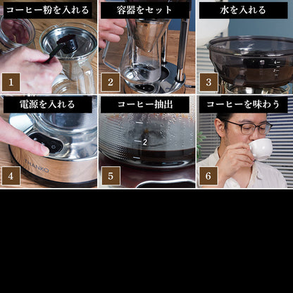 96 Degree Hand Drip Coffee Maker HNDDRPHBK