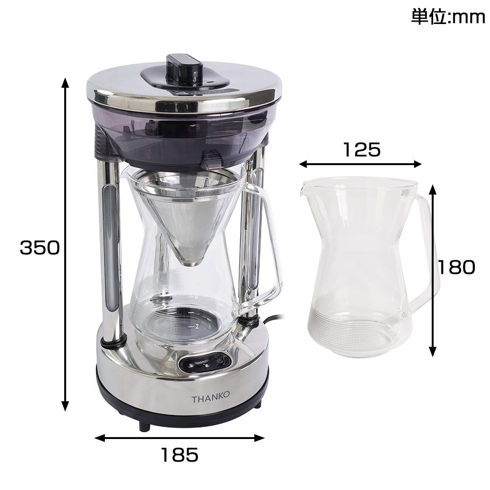 96 Degree Hand Drip Coffee Maker HNDDRPHBK