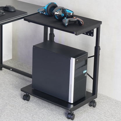 7-Stage Adjustable CPU Cart - Black