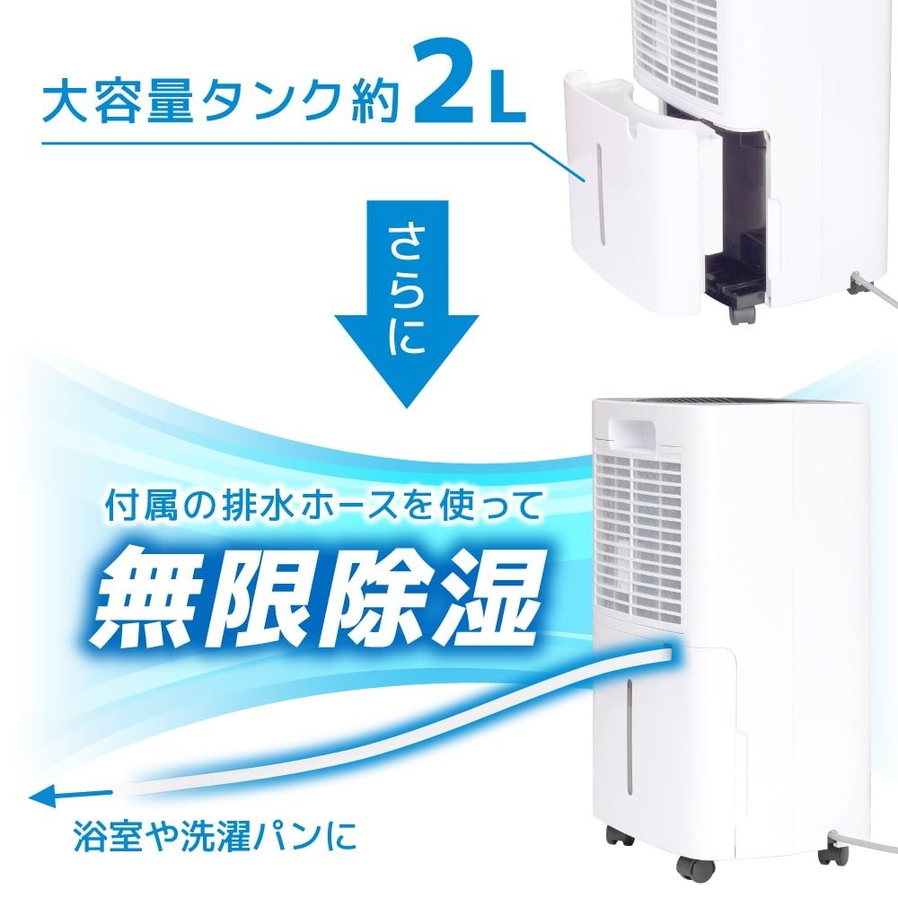 Compressor Type 'Anywhere Compact Dehumidifier' CMDE25SWH