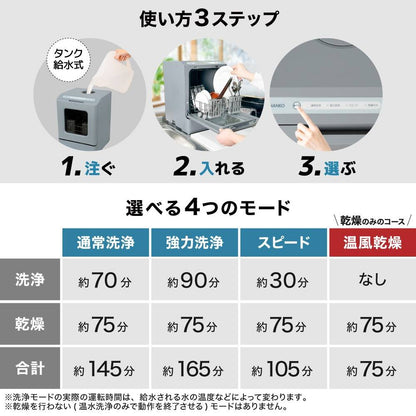 Dishwasher 'Lacua Mini Color' Classic Rose TDWS25S