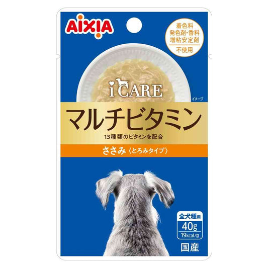 Aixia i CARE Dog Multi-Vitamin Chicken Fillet Thick Type 40g