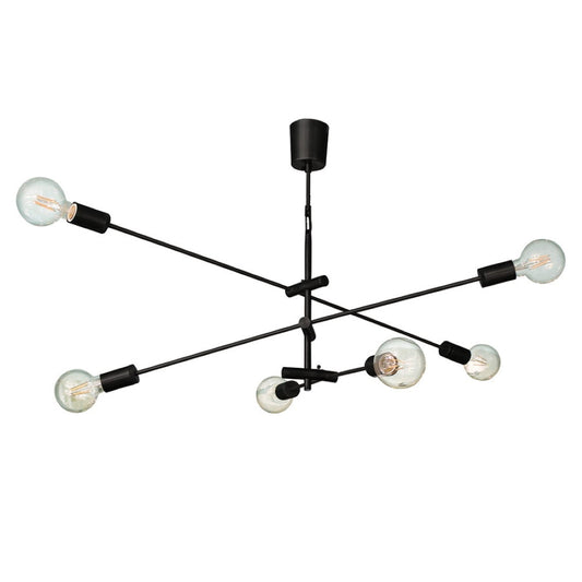 M9548 Cardinal Pendant Lamp BK LED Bulb