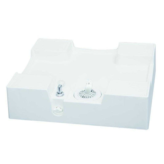 Washing Machine Waterproof Pan with Water Supply Valve TPRF740-W3-FN
