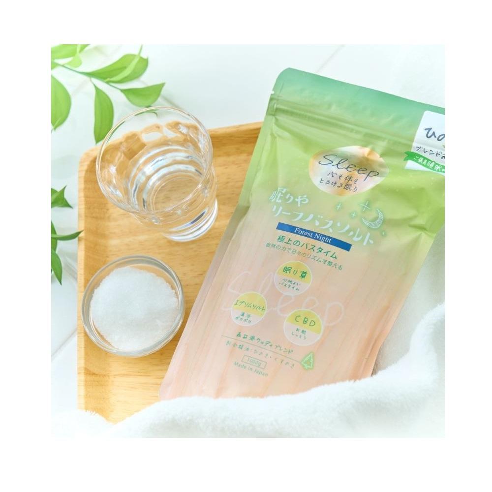 Shimura Sleepy Leaf Bath Salt Forest Night 1000g