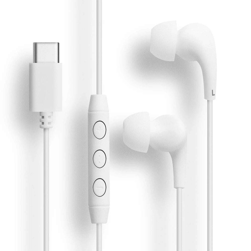 FSC TYPE-C Connection Earphones FS-CEMS01-WH