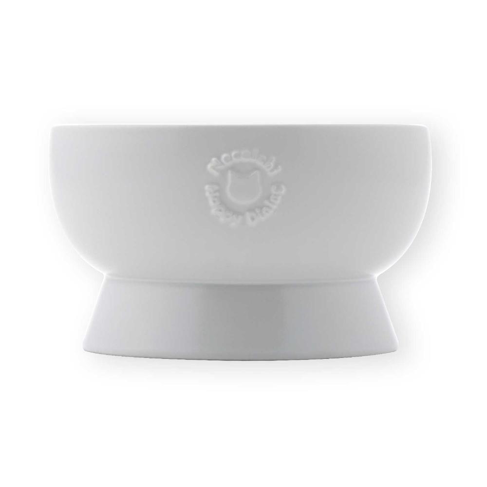 Cat Water Bowl with Legs Made in Japan White