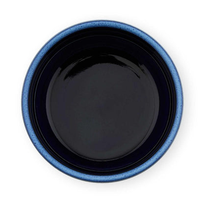 Cat Water Bowl with Legs Made in Japan Blue