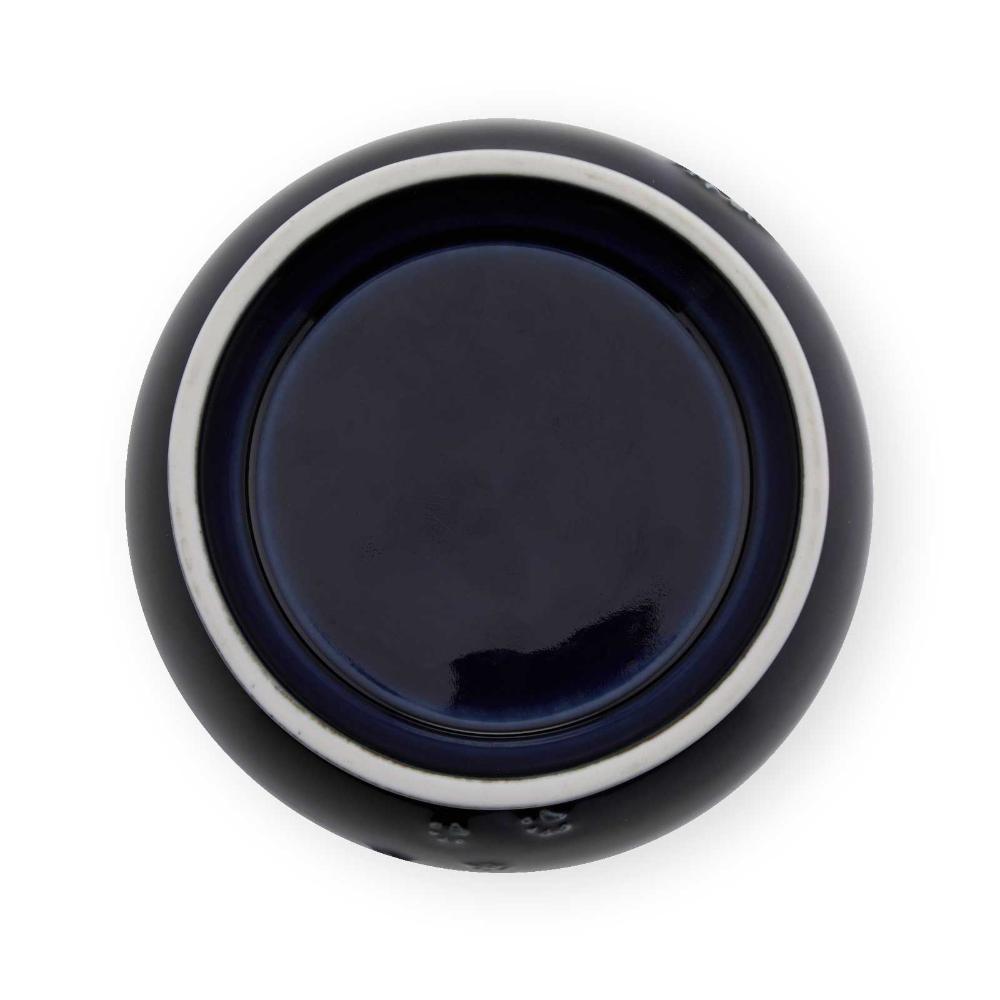 Cat Water Bowl with Legs Made in Japan Blue