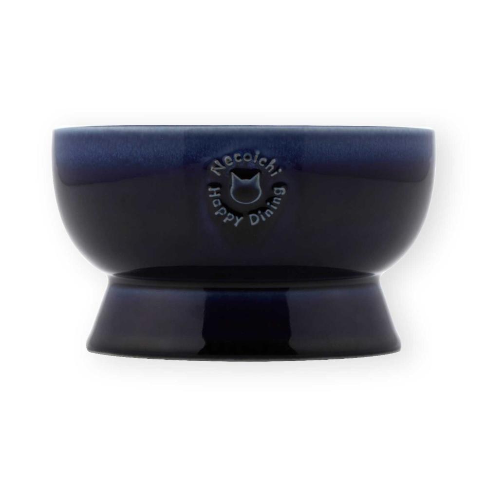 Cat Water Bowl with Legs Made in Japan Blue