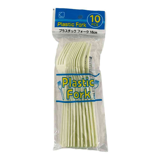 K's International Plastic Fork (10 pieces)