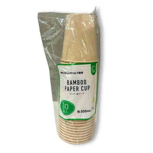K's International Bamboo Paper Cups 7oz (30 pieces)