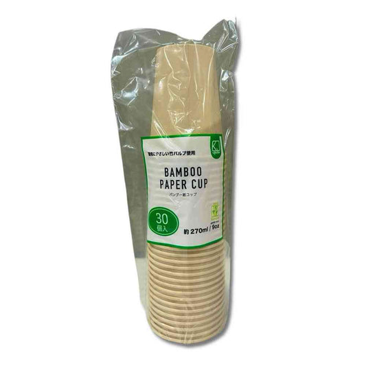 K's International Bamboo Paper Cups 9oz (30 pieces)