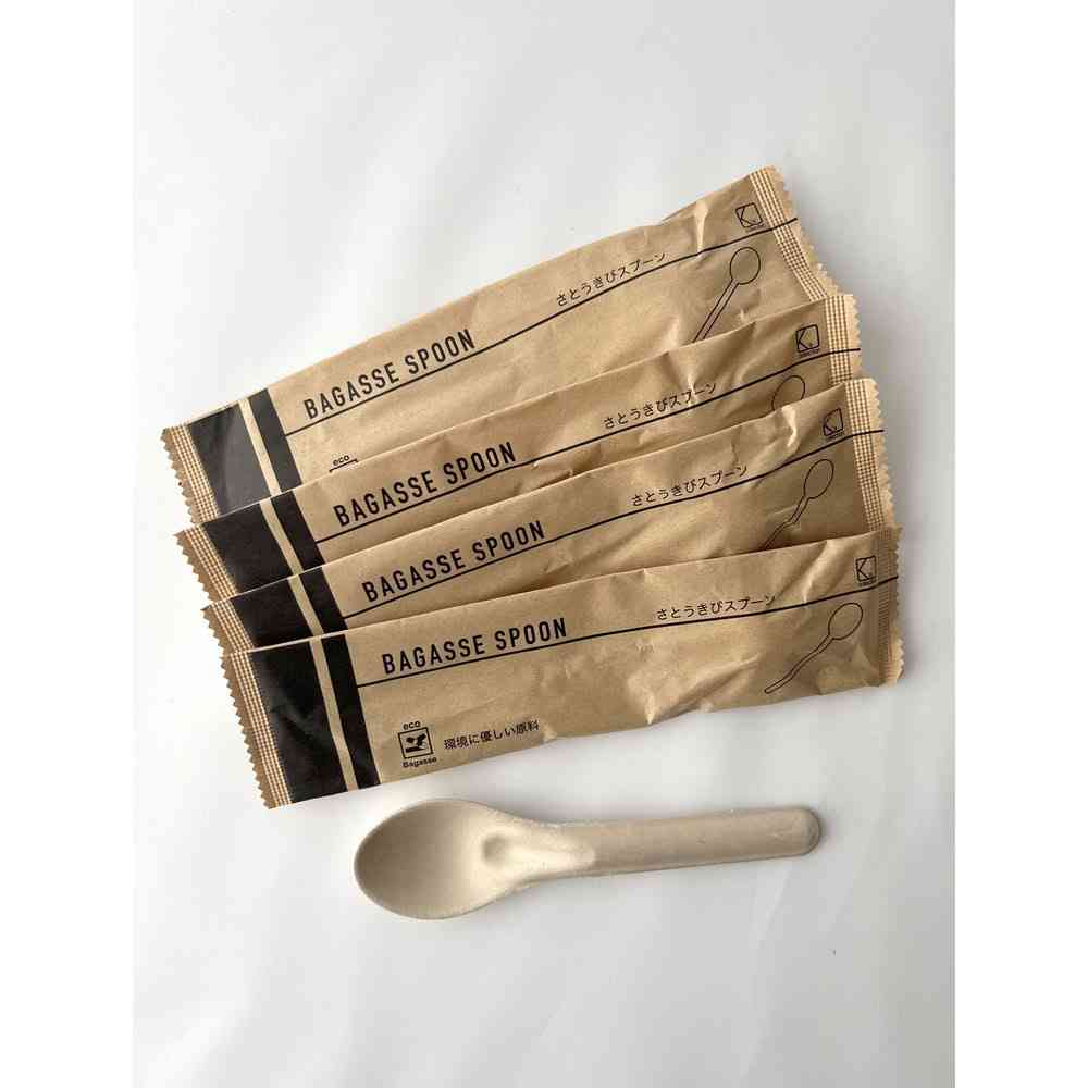 K's International Bagasse Spoon 14cm Pack of 5