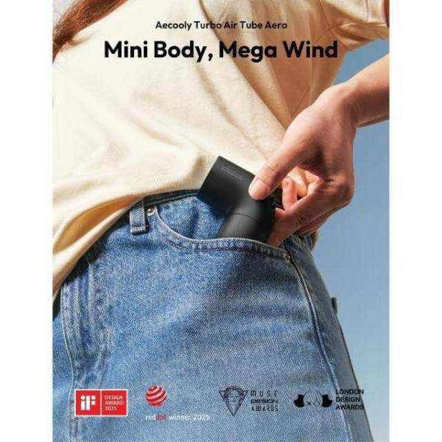 Aero-A High-Speed Handheld Fan BK