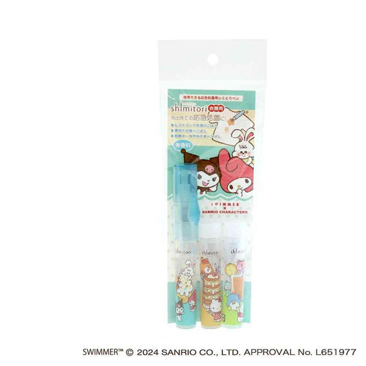 EPOCH Chemical Shimitori Swimmer x Sanrio Characters Assorted Set Unscented 7ml, 2 Cartridges 7ml