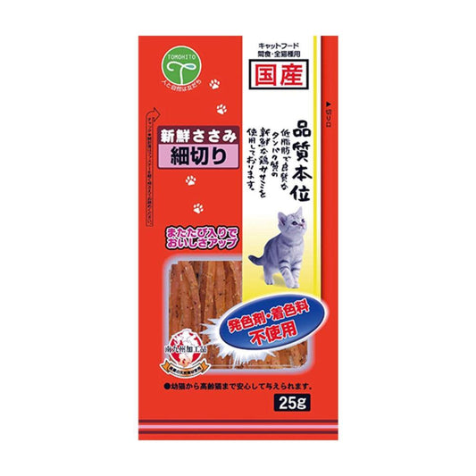 Tomon Friends Cat Fresh Chicken Breast Shredded with Catnip 25g