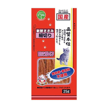 Tomon Friends Cat Fresh Chicken Breast Shredded with Catnip 25g