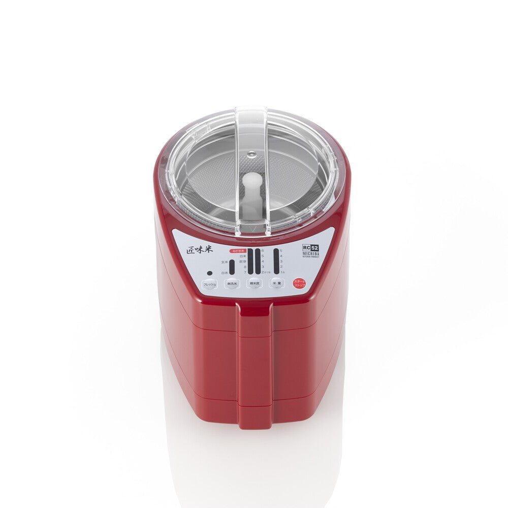Home Rice Mill MICHIBA Takumi Rice MB-RC52R Red