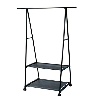 Park Lane Casual 2-Tier Hanger Rack Black
