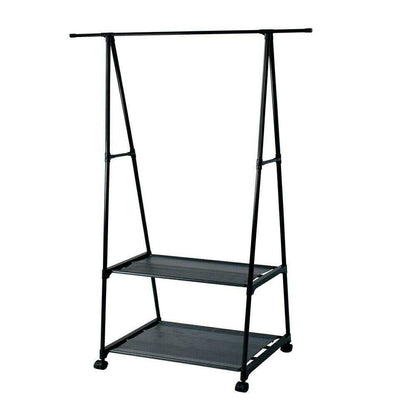 Park Lane Casual 2-Tier Hanger Rack Black