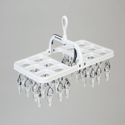 Park Lane ONE Easy-to-Use Hanger 40 Clips Gray