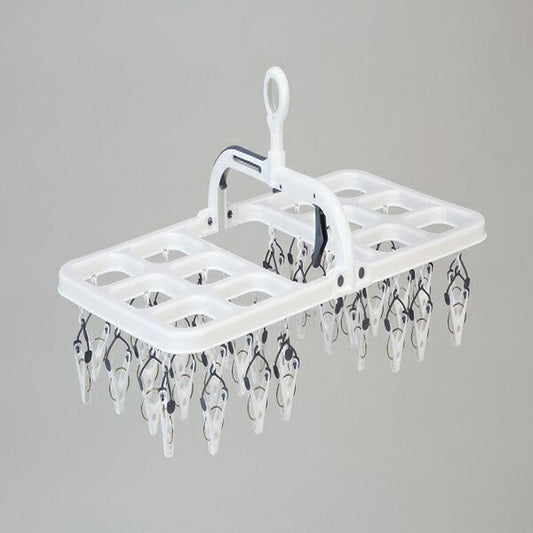 Park Lane ONE Easy-to-Use Hanger 40 Clips Gray
