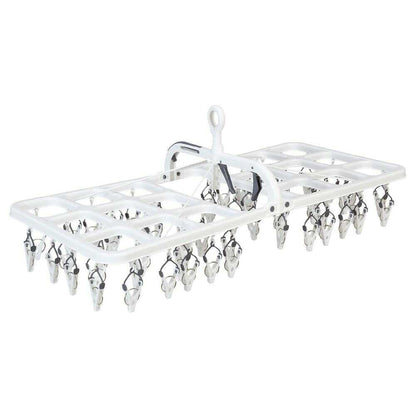 Park Lane ONE Easy-to-Use Hanger 60 Clips Gray