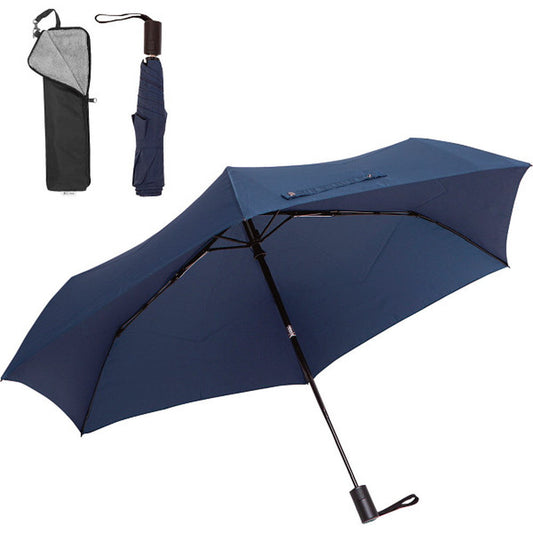 Automatic Open/Close 6-Rib Carbon Umbrella - Navy