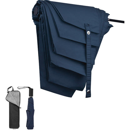 Automatic Open/Close 6-Rib Carbon Umbrella - Navy