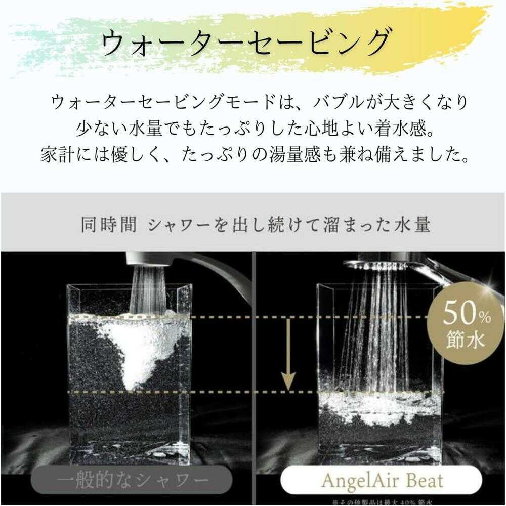 Toshin Shower Head Microbubble 2-Way Switch Water Saving Beauty Pore Cleansing Blood Circulation Clear TH-047-C