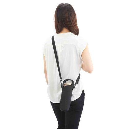 Tone Bottle Cover Shoulder Check Black TC-22