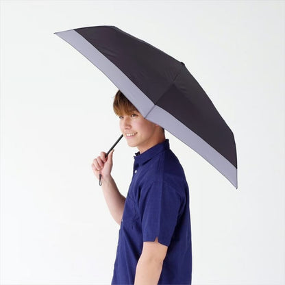 Dual-Use Folding Umbrella Bi-Color Carbon 51861BK