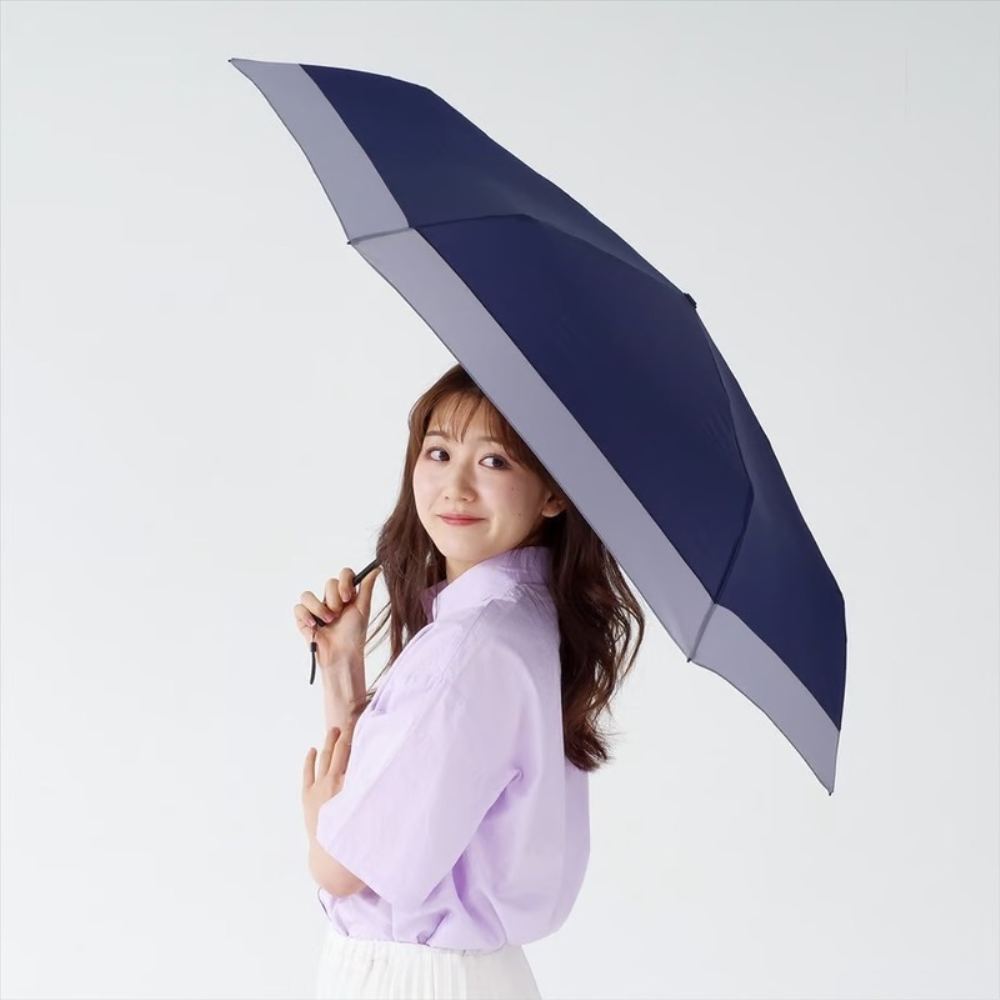 Dual-Use Folding Umbrella Bi-Color Carbon 51862NV