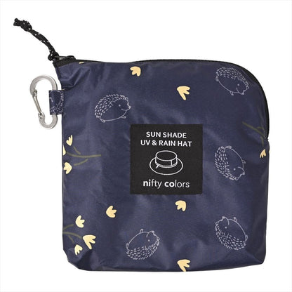 ハリネズミUV レインハット ネイビー71681NV 【直送品】 返品・キャンセル・他商品と同時購入は不可