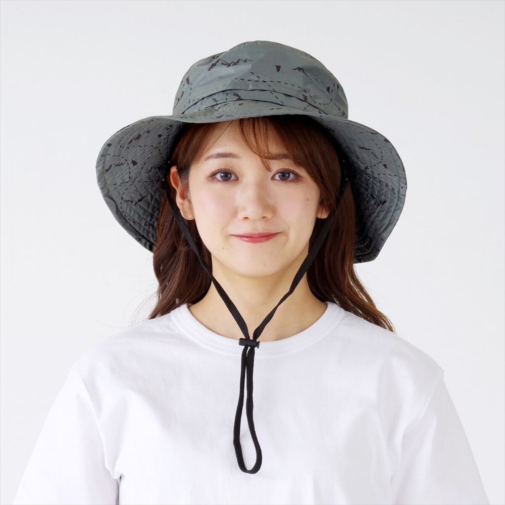 マウンテン 遮光 UVレインハット カーキ71691KH 【直送品】 返品・キャンセル・他商品と同時購入は不可