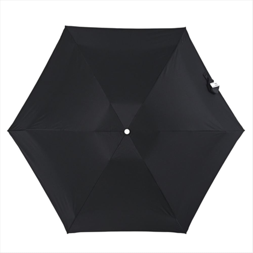 晴雨兼用 折りたたみ傘 50cm ピーチドロップ 17001BK 【直送品】 返品・キャンセル・他商品と同時購入は不可