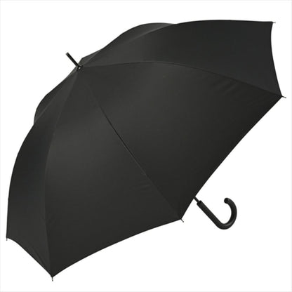 晴雨兼用 長傘 65cm ピーチドロップ 耐風 51831BK 【直送品】 返品・キャンセル・他商品と同時購入は不可