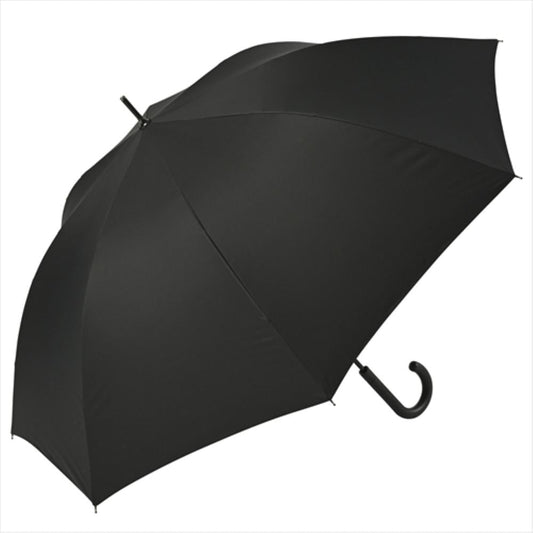 晴雨兼用 長傘 65cm ピーチドロップ 耐風 51831BK 【直送品】 返品・キャンセル・他商品と同時購入は不可